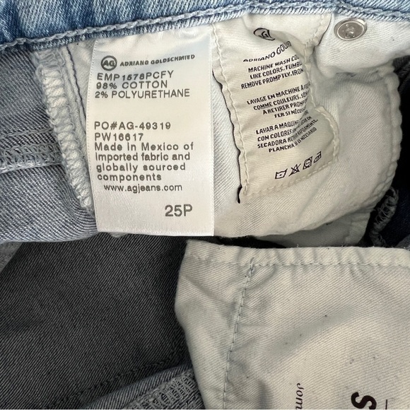 AG Adriano Goldschmied Anthropologie The High Rise Denim Stevie Ankle Jeans - Picture 6 of 6
